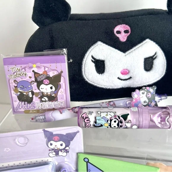 💜(KUR332) Kuromi Adorable 12-Piece Pencil Case Fun Bundle! - Picture 2 of 5